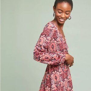 Anthropologie Maeve Knit Mini Dress